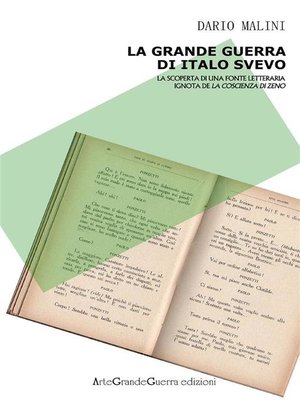 cover image of La Grande Guerra di Italo Svevo. La scoperta di una fonte letteraria ignota de "La coscienza di Zeno"